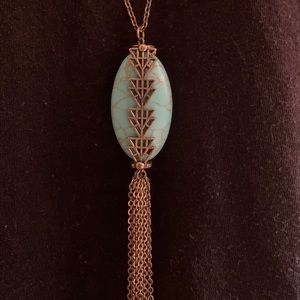 Free People stone pendant necklace